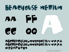 Beachouse Version 001.000 Font Sample