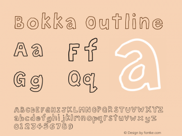 Bokka-Outline Version 001.000图片样张