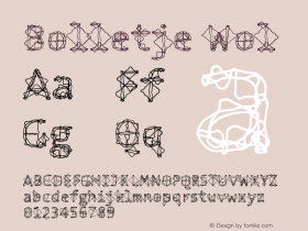 BolletjeWol Version 001.000 Font Sample