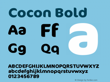 Anciano Guinness Favor Cocon Font,Cocon-Bold Font|Cocon-Bold Version 001.000 Font-TTF Font/Uncategorized  Font-Fontke.com