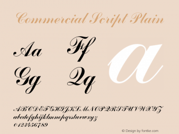 Commercial.. Plain Version 1.0图片样张