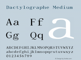 Dactylographe Version 001.000图片样张