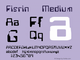 Fisring Version 001.000 Font Sample