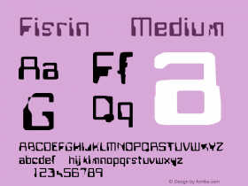 Fisring Version 001.000 Font Sample