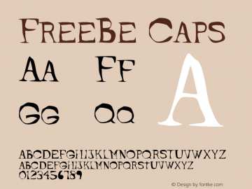 FreeBeCaps Version 001.000 Font Sample