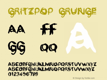 GritzpopGrunge Version 001.000图片样张