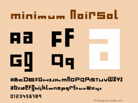 Minimum-NoirSol Version 001.000图片样张