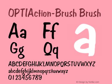 OPTIAction-Brush Version 001.001图片样张