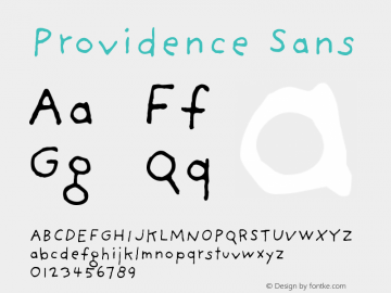 Providence-Sans Version 001.000图片样张