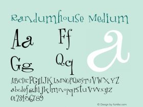 Randumhouse Version 001.000 Font Sample