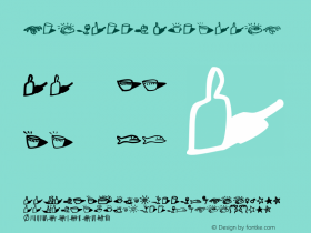 SoupBone-Dingbats Version 001.000图片样张