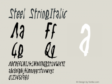 Steel-StringItalic Version 001.000图片样张