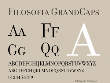 FilosofiaGrandCaps Version 001.000图片样张