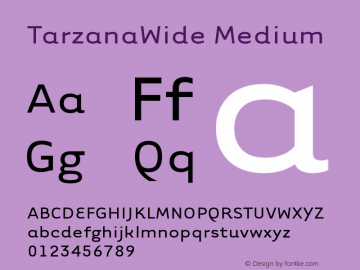 TarzanaWide Version 001.000图片样张