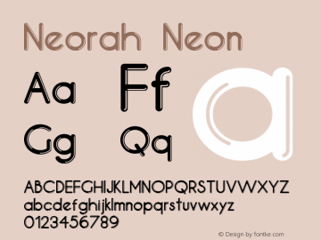 Neorah Neon Version 1.000图片样张