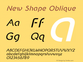 New Shape Oblique Version 1.000图片样张