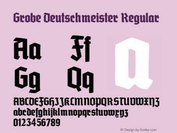 GrobeDeutschmeister Version 0.001图片样张