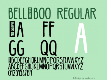 BELLABOO Version 1.000;PS 001.000;hotconv 1.0.70;makeotf.lib2.5.58329图片样张