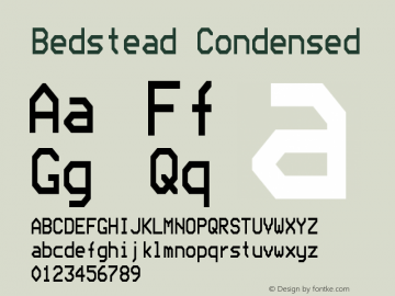 Bedstead Condensed Version 001.003图片样张