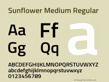 Sunflower Medium Version 1.00图片样张