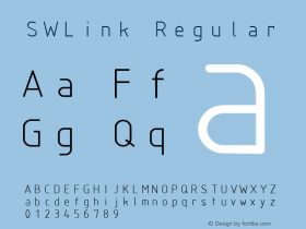 SWLink Version 5.002 2006 Font Sample