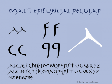 MacterisUncial  Font Sample