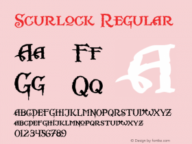 Scurlock Altsys Fontographer 4.0.3 7/21/99图片样张
