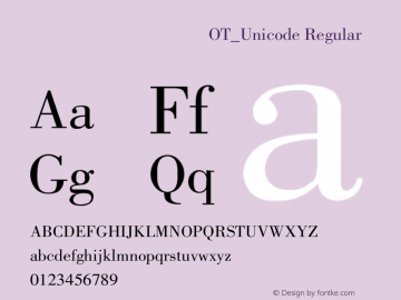 方正蒙文准黑体OT_Unicode Version 1.00 Font Sample