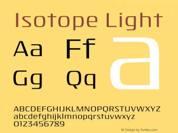 Isotope-Light Version 1.2 | wf-rip DC20100630图片样张