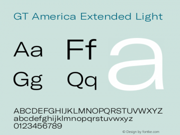 find GT america font free