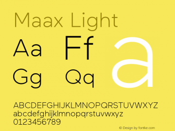 Maax Light Version 1.000图片样张