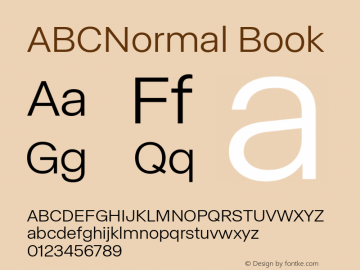 ABC Normal Book Version 1.000图片样张