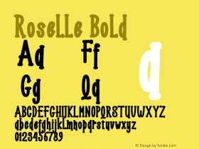 Roselle-Bold 1.000图片样张