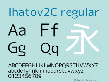 Ihatov2C Regular Version 1.063图片样张