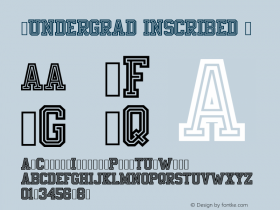 ☞Undergrad Inscribed Version 2.013 ;com.myfonts.easy.thomas-kaeding.undergrad.inscribed.wfkit2.version.4dTp Font Sample