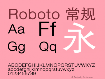 Roboto Version 5.00 June 30, 2016 Font Sample