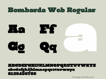 Bombarda Web Version 1.000W图片样张