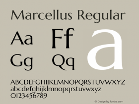 Marcellus Version 1.000图片样张