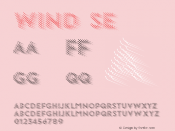 1895d17e52bf2e33 - subset of Wind SE 1.000 Font Sample