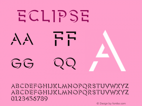 ☞Eclipse OTF 3.001;PS 003.000;Core 1.0.34;com.myfonts.easy.typeinnovations.eclipse.regular.wfkit2.version.3neq Font Sample