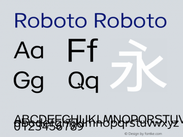 Roboto Roboto图片样张