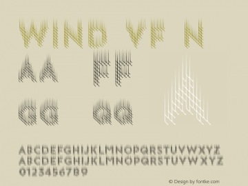 Wind VF Version 1.000 VF Font Sample