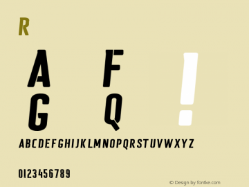 fontello Regular  Font Sample