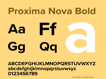 Proxima Nova Version 3.014;PS 003.014;hotconv 1.0.88;makeotf.lib2.5.64775 Font Sample