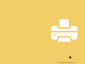 iconfont Version 1.0 Font Sample