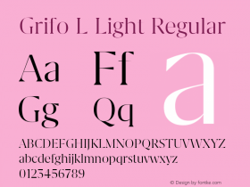 GrifoLLight Version 1.0图片样张