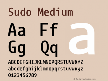 Sudo Medium Version 0.034图片样张