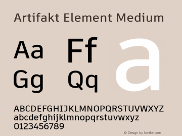 ArtifaktElement-Medium Version 2.201图片样张