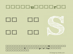 FFF Tusj Gras Version 1.0 Font Sample