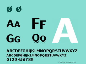 ø Macromedia Fontographer 4.1.5 13.06.2006 Font Sample